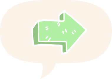 bir insan tarafından çizilmiş, konuşma baloncuklu bir çizgi film.