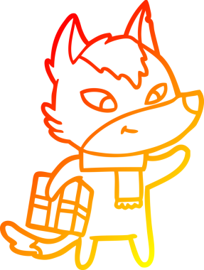 Bir insan tarafından çizilmiş sıcak bir çizgi roman çizimi.