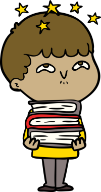 çizgi film bir insan tarafından çizilmiş hayret verici çocuk.