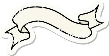 Bir insan tarafından çizilmiş geleneksel bir pankartın dövmesi.