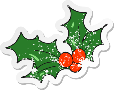 Bir insan tarafından çizilmiş bir karikatürün gerilimli retro yapıştırması.