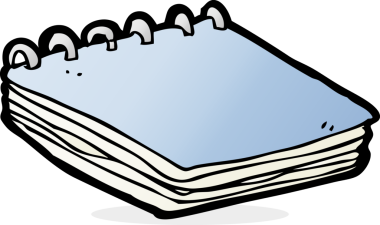 bir insan tarafından çizilmiş karikatür defteri