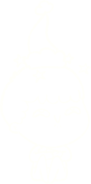 Bir insan tarafından çizilen Noel Adam Tebeşiri