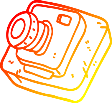 Bir insan tarafından çizilmiş eski bir karikatür çizgi çizimi