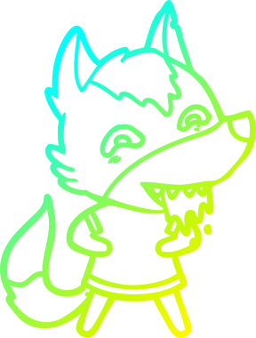 Bir insan tarafından çizilmiş karikatür çizimi.