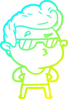 Bir insan tarafından çizilmiş karikatür karikatürü.