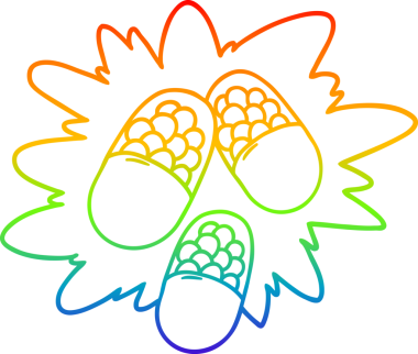 gökkuşağı gradyan çizgisi bir çizgi insan tarafından çizilmiş güçlü haplar