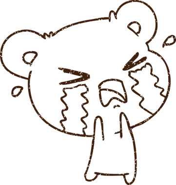 Ağlayan Ayı Kömürü Bir insan tarafından çizilmiş