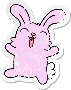 Bir insan tarafından çizilmiş garip bir el çiziminin sıkıntılı çıkartması.