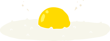 Bir insan tarafından çizilmiş düz renkli bir çizgi film.