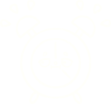 Bir insan tarafından çizilen Alarm Saati Tebeşiri