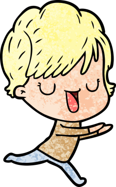 Bir insan tarafından çizilmiş bir karikatür kadın konuşuyor.