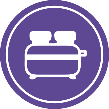 Yanmış tost sembolü bir insan tarafından çizilmiş.