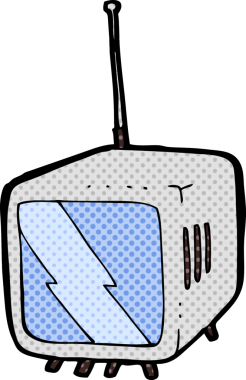 Bir insan tarafından çizilmiş çizgi film.