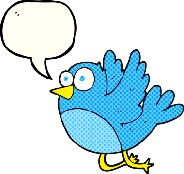 Bir insan tarafından çizilmiş serbest çizilmiş çizgi roman konuşma balonu çizgi film kuşu