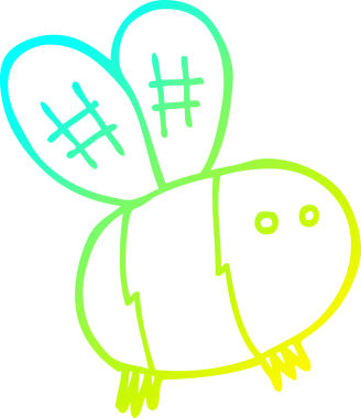 Bir insan tarafından çizilmiş karikatür arısı çizimi