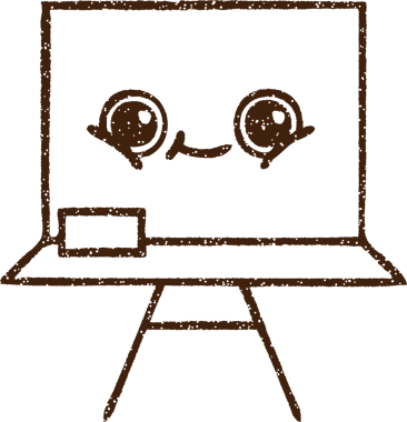 Bir insan tarafından çizilen Beyaz Tahta Kömür Çizimi