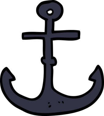 Çizgi film karalama gemisi bir insan tarafından çizildi