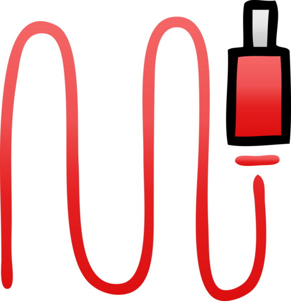 bir insan tarafından çizilmiş bir ses eklentisinin gölgelenmiş gradyanı