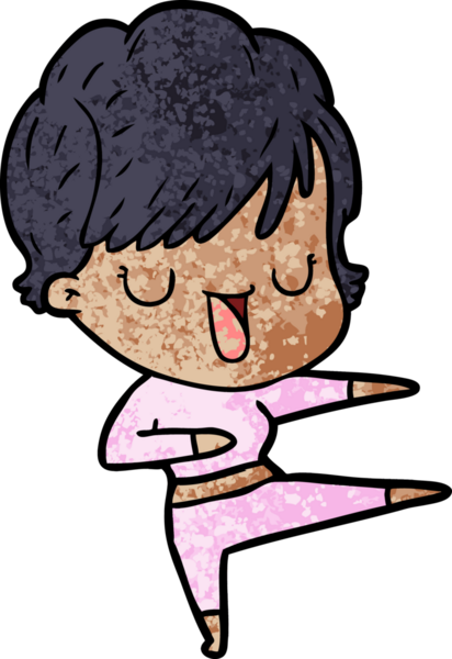 Bir insan tarafından çizilmiş bir karikatür kadın konuşuyor.