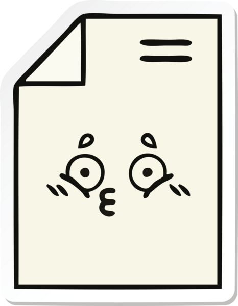 Bir insan tarafından çizilmiş şirin bir kağıt parçası.