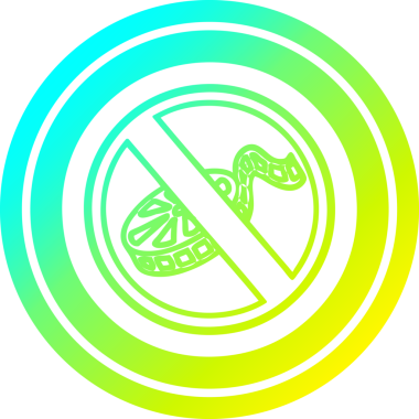 Bir insanın çizdiği havalı gradyan bitiş çizimi olan dairesel bir simge yok