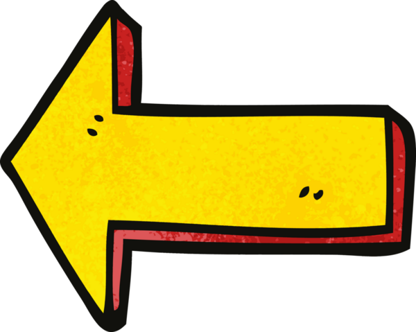 bir insan tarafından çizilmiş karalama yönetmenliği oku