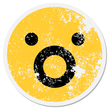 Bir insan tarafından çizilmiş basit soluk soluğa yüz çemberi