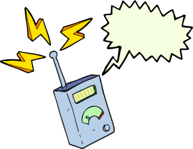 Bir insan tarafından çizilmiş serbest konuşma balonu karikatürü bilimsel aygıtı