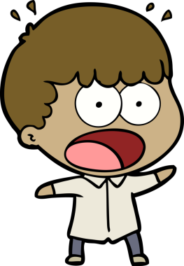 Bir insan tarafından çizilmiş bir karikatür.