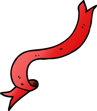 Bir insan tarafından çizilmiş yüzen karalama kurdelesi.