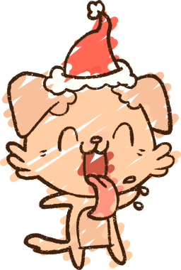 Bir insan tarafından çizilen neşeli köpek tebeşiri.