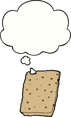 Bir insan tarafından çizilmiş düşünce balonlu gözleme.