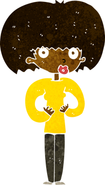 Bir insan tarafından çizilmiş bir karikatür.