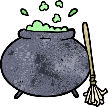 bir insan tarafından çizilmiş karikatür kazanı