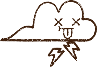 Fırtına Bulutu Kömürü Bir insan tarafından çizilmiş