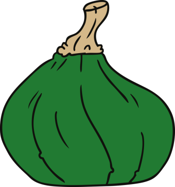 İnsan eliyle çizilmiş bir kabak karalaması.