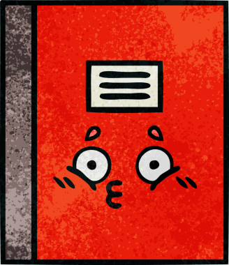 Bir insan tarafından çizilmiş bir defterin retro grunge desen karikatürü