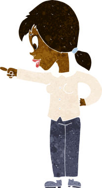 Bir insan tarafından çizilmiş el çizimi karikatür