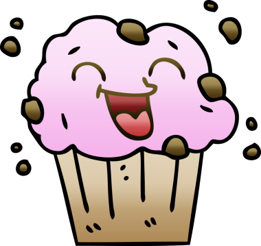 Bir insan tarafından çizilmiş gölgeli, neşeli bir çizgi film.