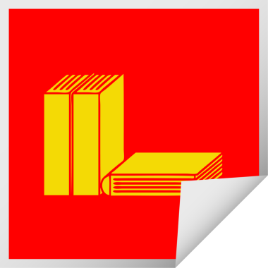 Bir insan tarafından çizilmiş bir kitap karikatürü.