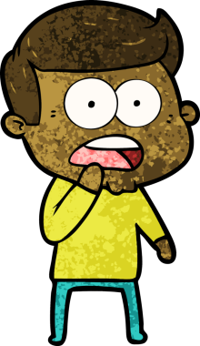 Bir insan tarafından çizilmiş bir karikatür.