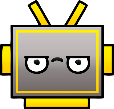 Bir insan tarafından çizilmiş robot kafasının gölgeli çizimi