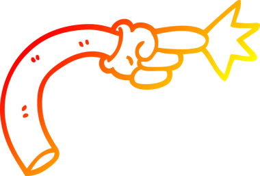 Bir insan tarafından çizilmiş bir çizgi film karakteri çizimi.