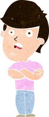 bir insan tarafından çizilmiş hayal kırıklığına uğramış bir adam.