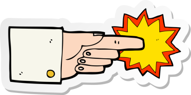 Bir insan tarafından çizilmiş bir iş yerinin çıkartması