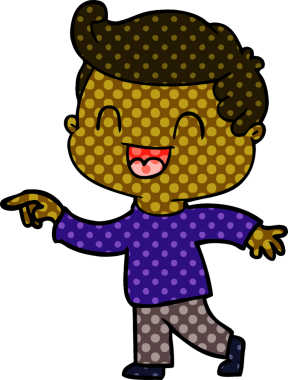 Bir insan tarafından çizilmiş mutlu adam çizgi filmi.