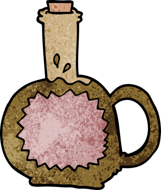 bir insan tarafından çizilmiş karalama akçaağaç şurubu.