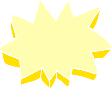 bir insan tarafından çizilmiş karikatür dekoratif patlama