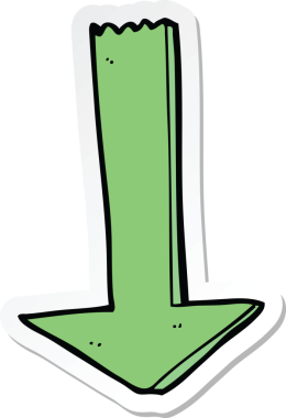 Bir insan tarafından çizilmiş bir çizgi filmin çıkartması.